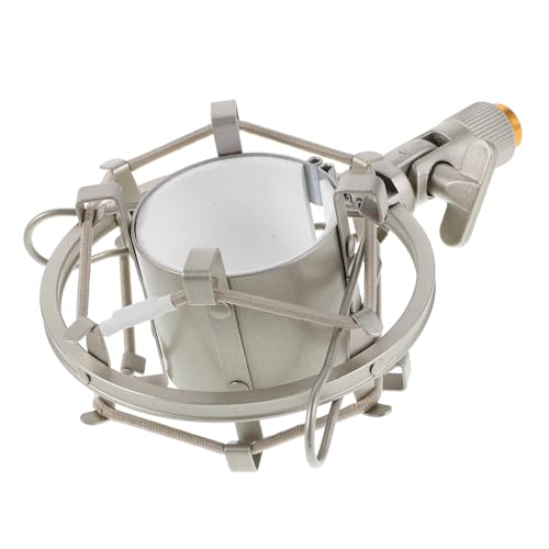 SUPVOX Amortiguador De Impactos De Micrófono Adaptador De Montaje Para Micrófono Soporte Antivibratorio Para Estudio Para Grabación Transmisión y Difusión