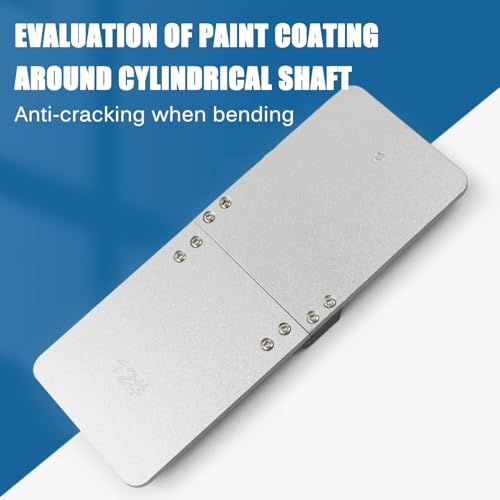 Probador de flexión con ejes de acero inoxidable para evaluar grietas en pintura 5