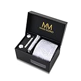 ✅ 𝗨𝗠𝗙𝗔𝗡𝗚𝗥𝗘𝗜𝗖𝗛𝗘𝗥 𝗕𝗢𝗫𝗜𝗡𝗛𝗔𝗟𝗧: Das hochwertige Geschenkset beinhaltet eine Herrenkrawatte, ein Kavalierstuch, Cufflinks und eine silberne Krawattenklammer. Die hochwertige Verarbeitung unserer Massi Morino Krawattenbox garantiert eine lange Lebensdauer und wird auch den anspruchsvollsten Kenner überzeugen.