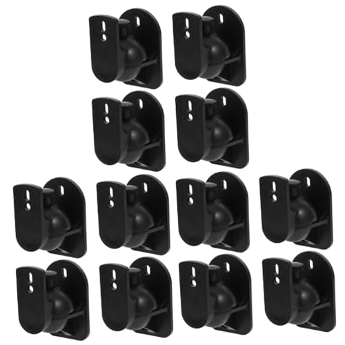 Hemobllo Set di 12 altoparlanti da parete con supporto stabile per altoparlanti satellitari, facile installazione, adatto per sistemi audio domestici garantisce impressionanti