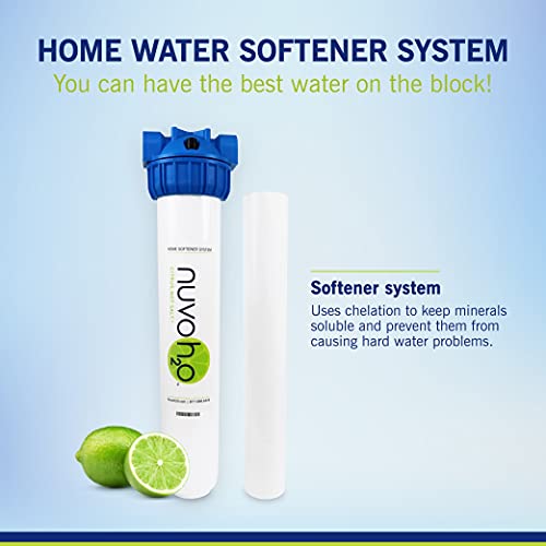 Nuvoh2O Home Water Softener System, Includes Home Water Softener And Replacement Cartridge #TOP1