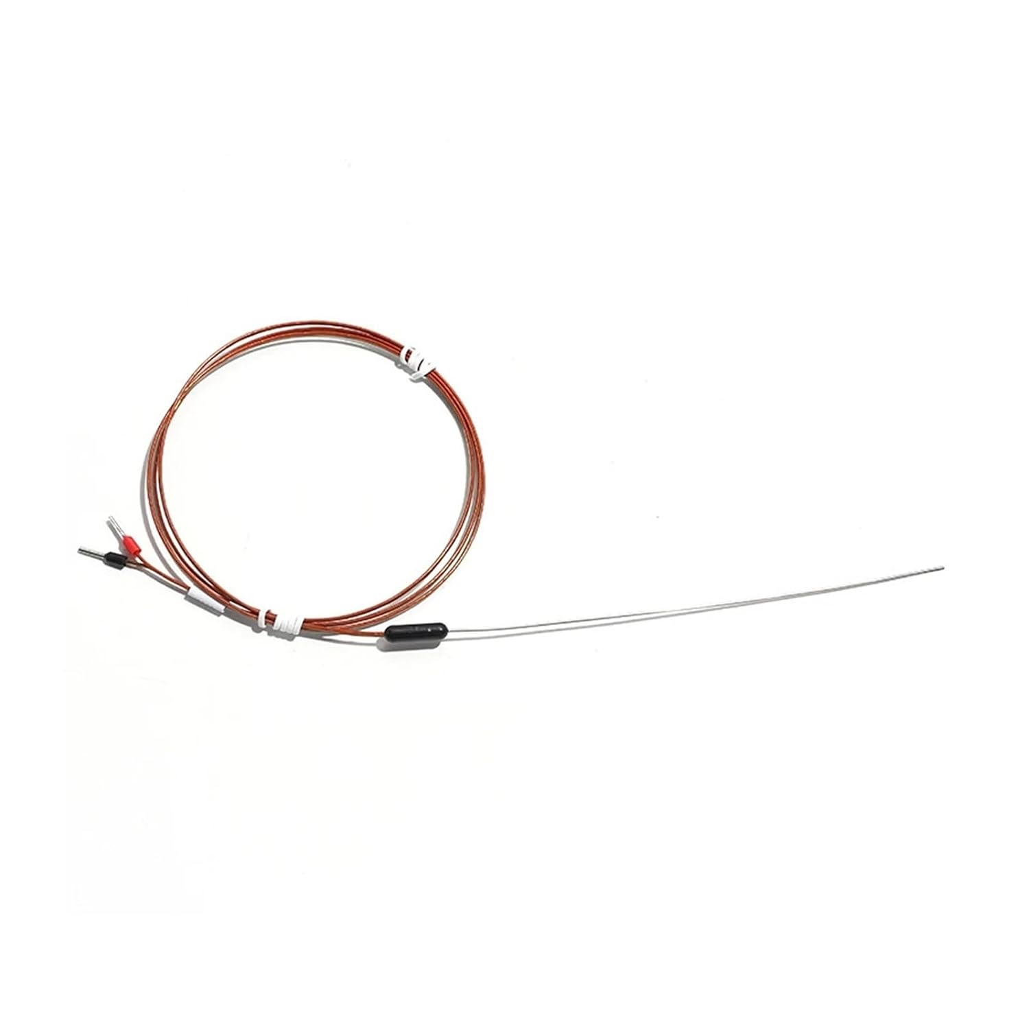 Termopara typu J Gorący kanał Głowica z tworzywa sztucznego Linia czujnika temperatury 1 0 mm 5 Długość pancerna 50 do 300 szt 1.0x100mm cable2M