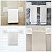 SOESFOUFU 2 Pcs Self-Adhesive Bathroom Towel Bar Wall Hanging Towel Rack White 40cm No-Tool Single Rail for Bathroom and Kitchen Use