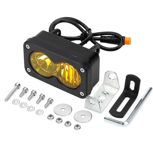 Kit phare moto avant bleu pour rouler la nuit en Ridstar Q20