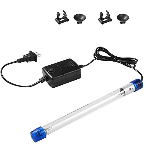LEDGLE Aquarium Lights, 9 W Submersible Light Aquarium Clean Light for Aquarium Water Clean Green Clear Waterproof Clean Lamp