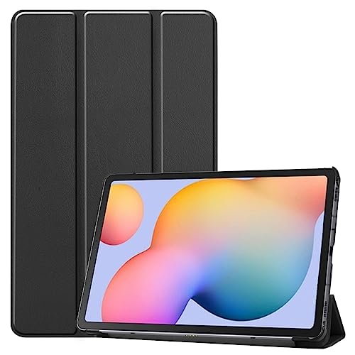 imoshion Tablet Hülle - Passend für Samsung Galaxy Tab S6 Lite/Galaxy Tab S6 Lite (2022) / Galaxy Tab S6 Lite (2024) - Trifold Klapphülle - Schwarz