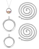 DIY: Ce pendentif en verre noir en acier inoxydable avec un design de type fermoir à vis est beau et pratique, idéal pour les projets de bricolage. Le pendentif est en acier inoxydable solide et durable qui maintient l'esthétique même avec une utilisation fréquente et peut être utilisé à plusieurs reprises.