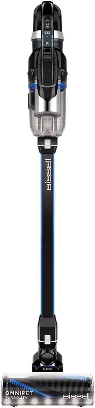 BissellOMNIPET Turbo Cordless Vacuum 3175B – Powerful Suction for Dust and Hair, Lightweight Design, Multi-Surface Cleaning, 25-Minute Runtime | 2-Year BISSELL Warranty