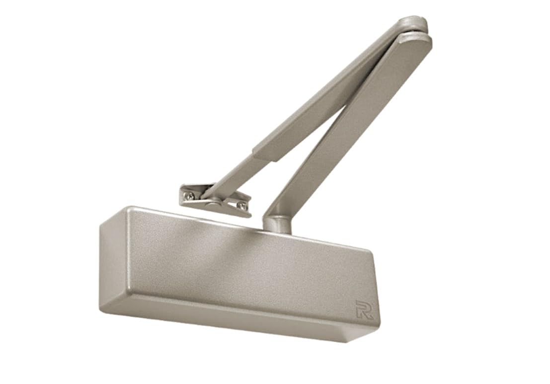 Rutland Fire Rated TS.3204 Door Closer Size EN 3-4 Door Closer, Ideal for mid Range Contracts and can be Fitted to Almost All Common Door Types (Silver)