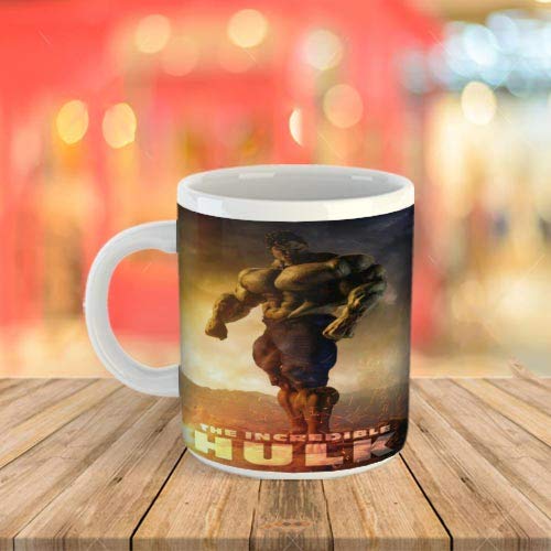 Gen7 Hulk Printed Ceramic Coffee Mug.Gift for Any Occasion. 11OZ, White (350 ml Pack of 1) 1