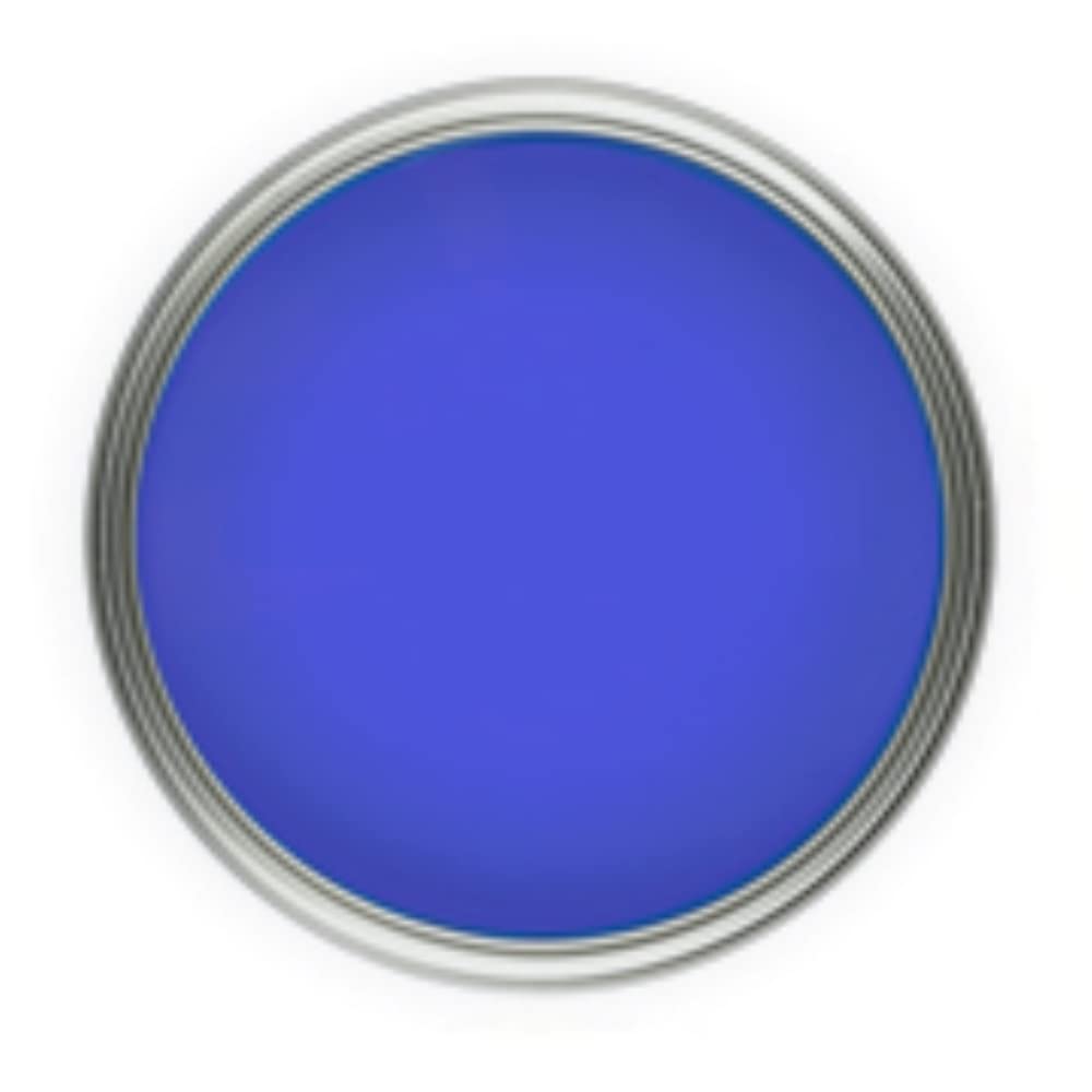 Vintro Paint Raphael Blue | Blue Eggshell Paint | For Walls | Wood | Trim | Satin Furniture Paint | Interior & Exterior Use. 1 Litre (Raphael Blue)