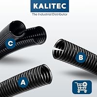 10 Meter Kalitec Wellrohr geschlossen NW 13 I ungeschlitzt Wellschlauch I Marderschutzrohr I Leerrohr I Kabelschutz AD 15,8 mm ID 12,9 mm – Ansicht 6