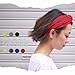 CHARM Mens Headband Lightweight Cotton - Womens Head Band Mesh Hair Accessory Unisex Wrap Black