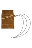 jobeline kochjacke Kassierhalter mit Kette Kassierhalfter Alpspitz 24x16.5cm (LxB) braun Material: 100% Leder