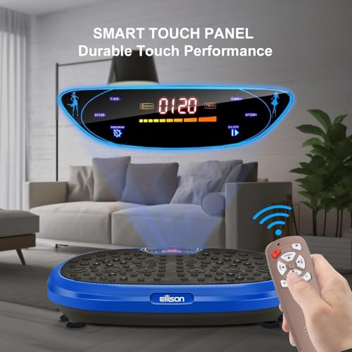 EILISON-FIRMHOLD-Handle-Vibration-Plate-Exercise-Machine-for-Lymphatic-Drainage-Whole-Body-Workout-Vibration-Platform-350lbs-for-Beginners-Recovery-Body-Shape-Machine-for-Tonning-Handle-Brown EILISON FIRMHOLD Handle Vibration Plate Exercise Machine for Lymphatic Drainage Whole Body Workout Vibration Platform 350lbs for Beginners Recovery Body Shape Machine for Tonning Handle Brown