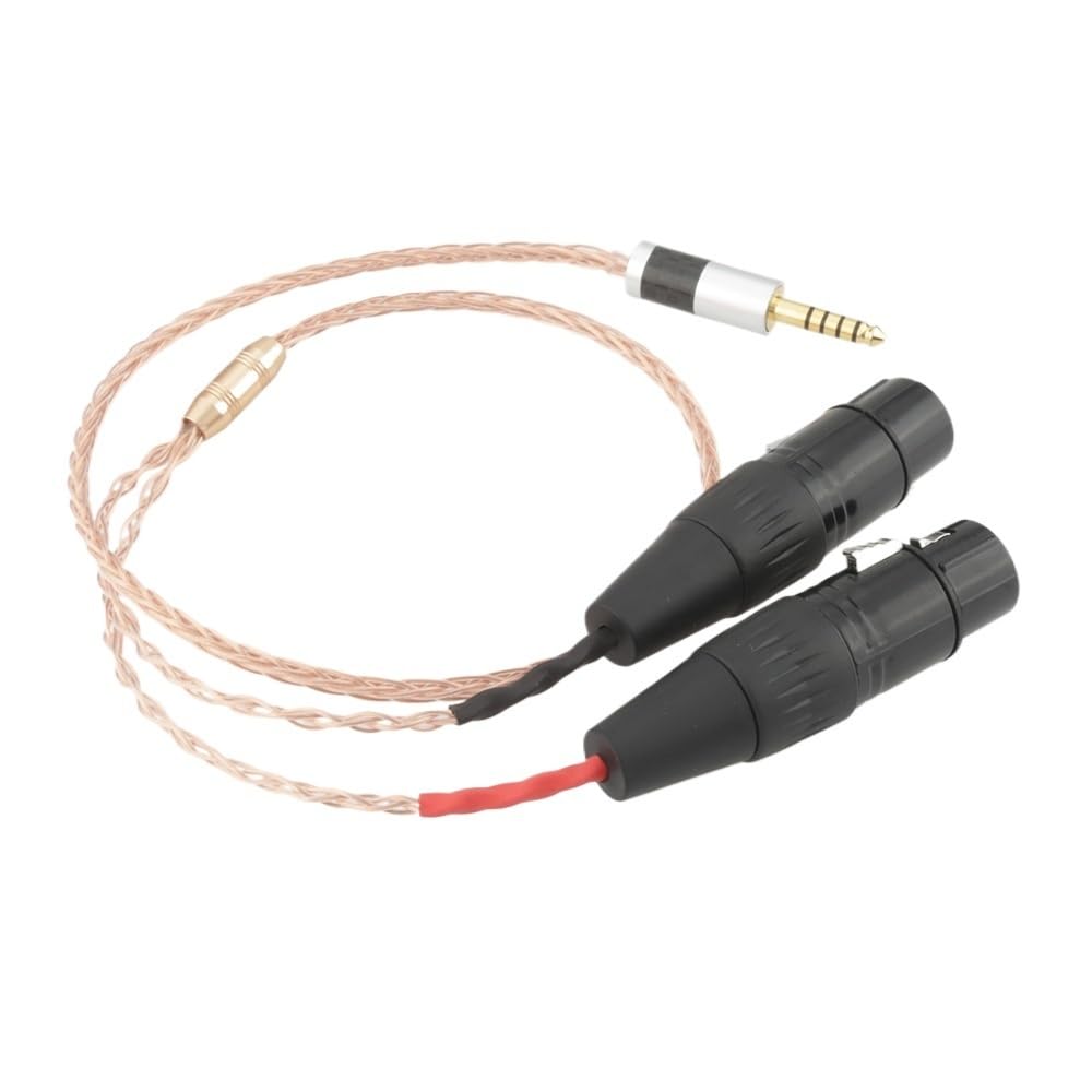 Audio Upgrade Cable Replacement for Digital Audio Player NW-WM1A, NW-WM1Z, 4.4mm Male Plug to 2 XLR Male Female Balanced Cable(4.4MM to XLR Male,1.2m)