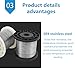 DryiC Stainless Steel Wire Sculpting Wire Stainless Steel 304 Stainless Steel Hard Wire for Industry, 100 Metres Long,Diameter:0.2mm