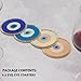 Folkulture Beaded Coasters for Drinks|Set of 4 (4