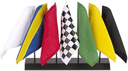 Speedway Motors Desk Flag Set - Office Desk Flags - 7 Flags - 12" x 10" - Awards or Recognition