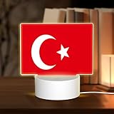 Photo Gallery hmbgfw luce notturna rettangolare in acrilico con bandiera della turchia, luce notturna con 3 modalità di illuminazione, porta usb, perfetta per camere da letto e bagni Photo Gallery hmbgfw luce notturna rettangolare in acrilico con bandiera della turchia, luce notturna con 3 modalità di illuminazione, porta usb, perfetta per camere da letto e bagni