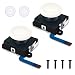 BRHE Original 3D Analog Joystick Joy-Con Replacement Left/Right Repair Kit Thumb Sticks Sensor with 4 "Y" Screws for Nintendo Switch Joycon Controller and Switch Lite Console - 2 Pack (White)