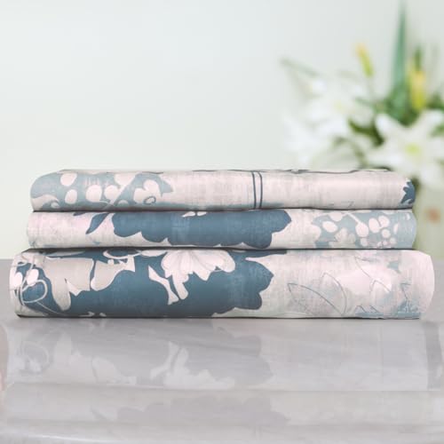 Image of Cloth Fusion Cotton Feel Pillow Covers Set of 2 with Envelope Closure (17X27 Inches, Silver Leaf)