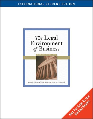 The Legal Environment of Business