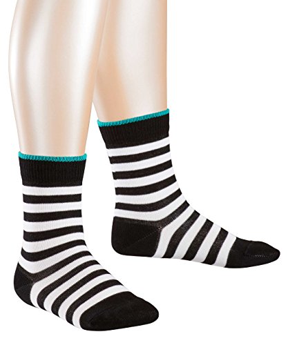 Preisvergleich Produktbild FALKE Unisex Kinder Double Stripe SO Socken, black, 23-26