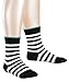 Produktbild FALKE Unisex Kinder Double Stripe SO Socken, black, 23-26