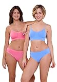 slip bleu roi Slip sans couture maille en tricotage circulaire extensible et ultra douce: stretch et confort bordure fantaisie à la taille: originalité labellisé standard 100 by oeko-tex