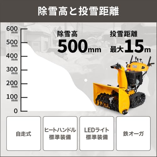 HAIGE(ハイガー) HAIGE 除雪機 HG-K1101Q の商品画像 4