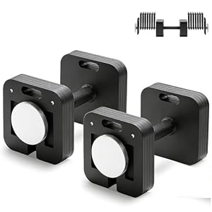 LINBOLUSA Adjustable Dumbbells Set of 2, 10-50 lbs Each (100 lbs Pair), Quick-Lock Square Free Weights