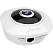 Produktbild Stabo Elektronik WLAN indoorcam_fisheye 360° HD-Überwachungskamera Gegensprechen Nachtsicht 128GB MicroSD-Slot App-Steuerung Android/iOS, (Ø x H) 95 mm x 50 mm