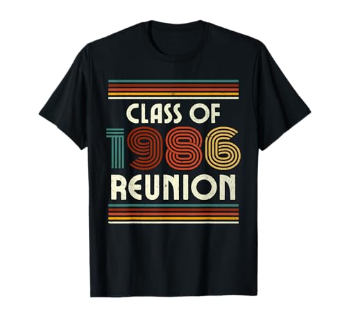 Vintage Class of 1986 Reunion 40th Graduation Classmate T-Shirt