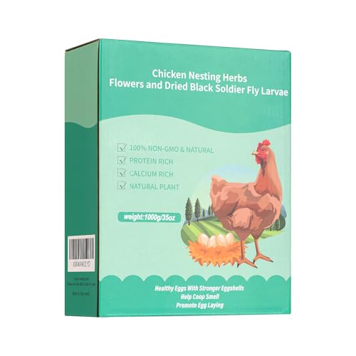 17.6Oz Nesting Herbs Supplement for Backyard Chickens Natural Chicken Treats