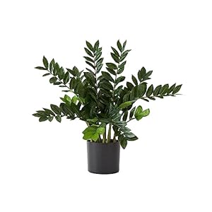 Nearly Natural 28in. Artificial Zamioculcas Plant with Decorative Planter