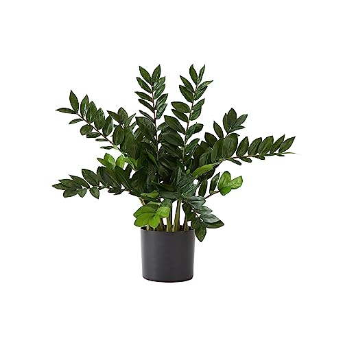 Nearly Natural 28in. Artificial Zamioculcas Plant with Decorative Planter by Nearly Natural - Used condition - US$44.40