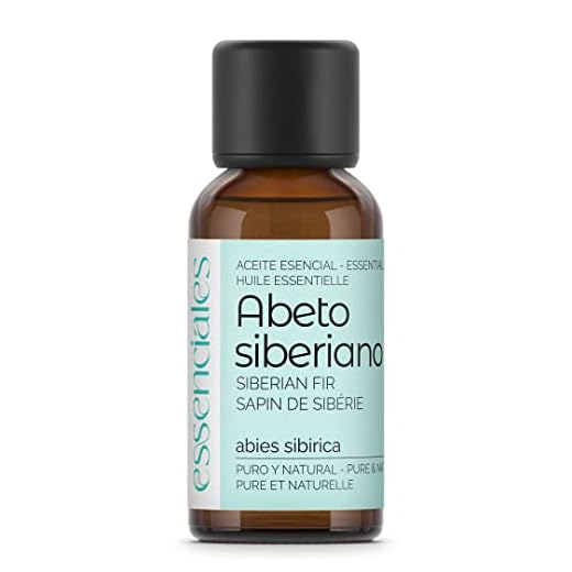 Essenciales - Aceite Esencial de Abeto Siberiano, 100% Puro, 30 ml | Aceite Esencial Abies Sibirica
