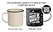 Live It Up! Party Supplies Enamel Camping Coffee Mug Might Be Whiskey Large Tin Cup 16 Ounce, (Midnight Black)