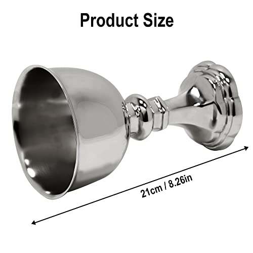 Lord Of Battles Stainless Steel Large Goblet Drinking Cup Goblet With Unique Design -Medieval Style | Historical Chalice – Tavern Calyx Medieval Recreation Larp Viking #TOP1
