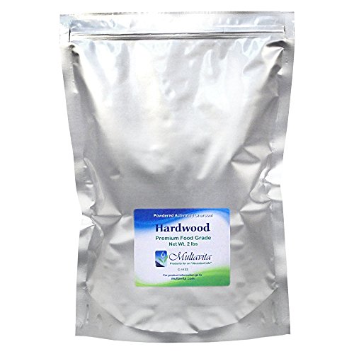 2 lb Hardwood Activated Charcoal Powder in Mylar Bag