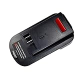 HQRP Adaptateur de batterie 20 V compatible avec Black & Decker 18 V Ni-Cad Ni-Mh Tools Convertor LBXR2020