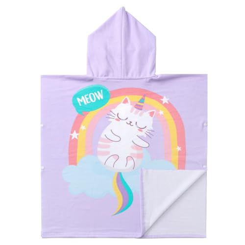 Novforth Kids Beach Towel For Boys Girls, Shark Hooded Bath Towel Wrap, Toddler Pool Towel With Hood thumb #1