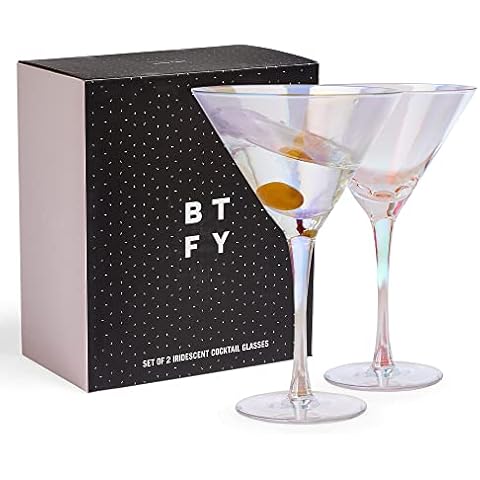 Beautify Schillernde Martini-Gläser 2er Set Cover