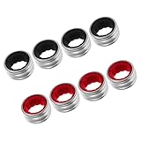 OUNONA 8 Stück Anti-Tropf-Ring für Rotwein für Weinflaschen Flaschenringe Flaschenringmanschetten Weintropfring Flaschenhalsbänder Tropfringe Rostfreier Stahl