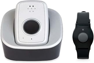 ADT - On-The-Go Mobile Medical Alert System for Seniors - GPS Capabilities, Included Waterproof Wearable Panic Button, 24/7 U.S. Based Monitoring (Black Wristband)