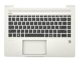 RenBang Tech Replacement for HP Probook 440 445R G6 440 445 G7 Laptop Upper Case Palmrest with Non-Backlit Keyboard Assembly L44589-001 L65225-001 Sliver