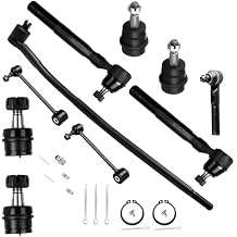 10pcs Front Rear Sway Bars Tie Rods Suspension Kit For 2007-2017 Jeep Wrangler 2018 Jeep Wrangler JK