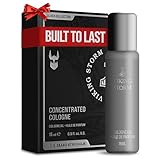 Concentrated Cologne for Men by Beard Struggle - 6x More Longer Than Traditional Colognes - Silver Collection - Viking Storm - Mens Cologne, 15 mL / 0.5 US. fl. oz. Glass Roller Bottle