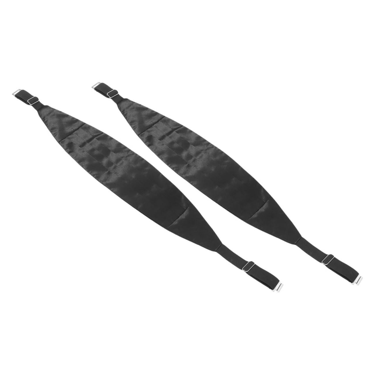 COLLBATH 2pcs Men's Formal Tuxedo Cumberbund Satin Waistband Adjustable for Wedding Party Formal Events